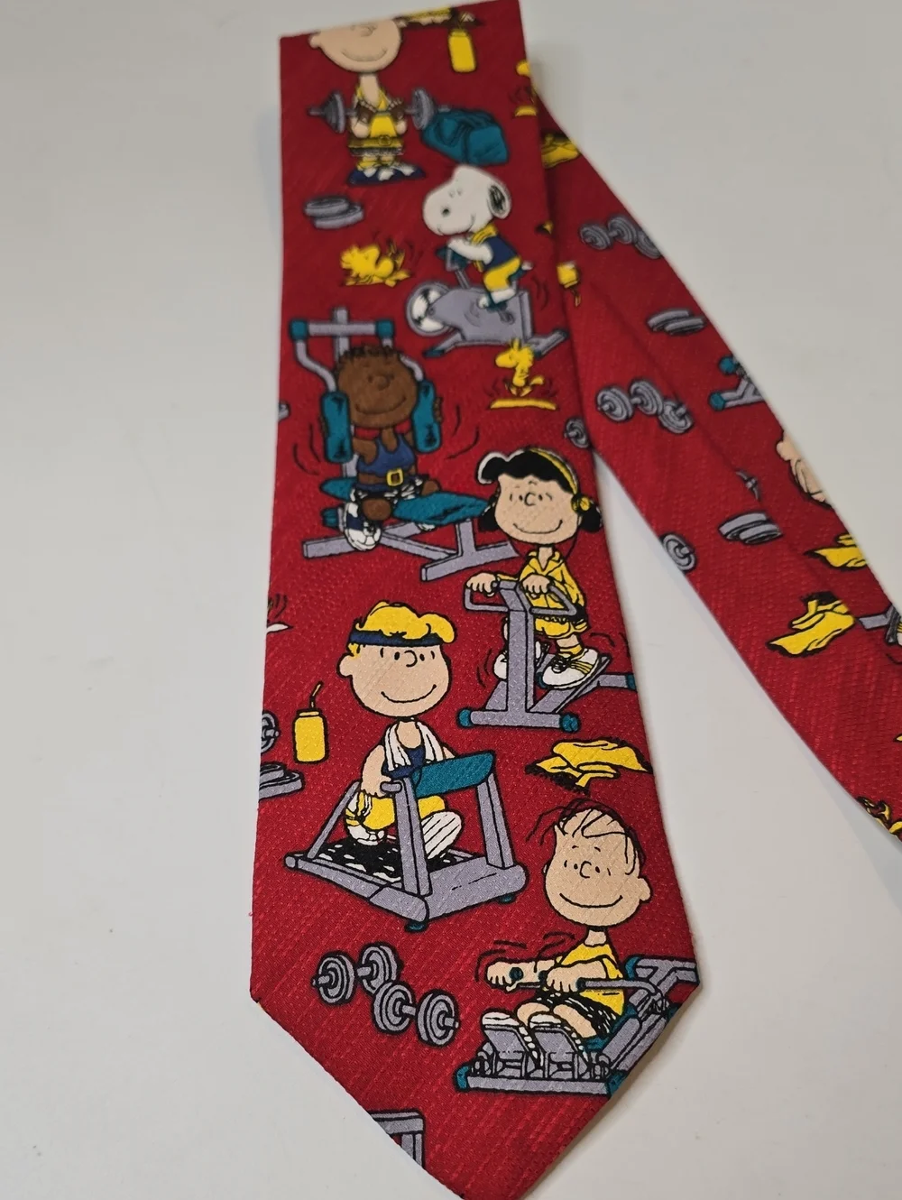 Charlie Brown And Gang Neck Tie No Pain No Gain Vintage Peanuts